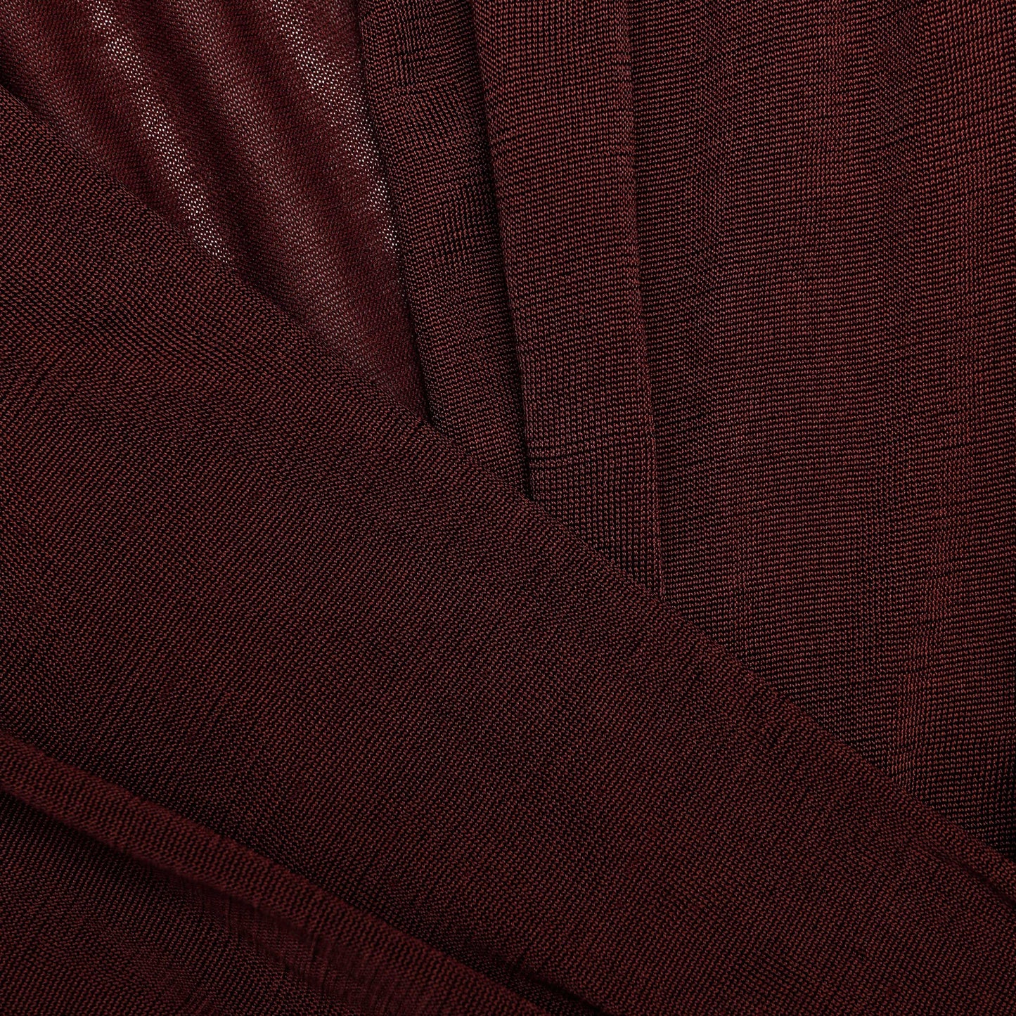 Brown Viscose Knit Bodysuit