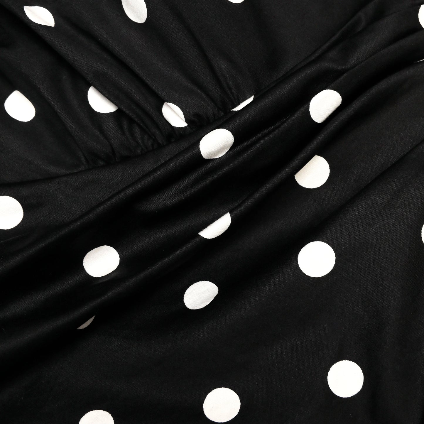 Black Cotton Midi Dress