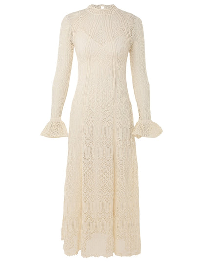 August Lace Knit Dress