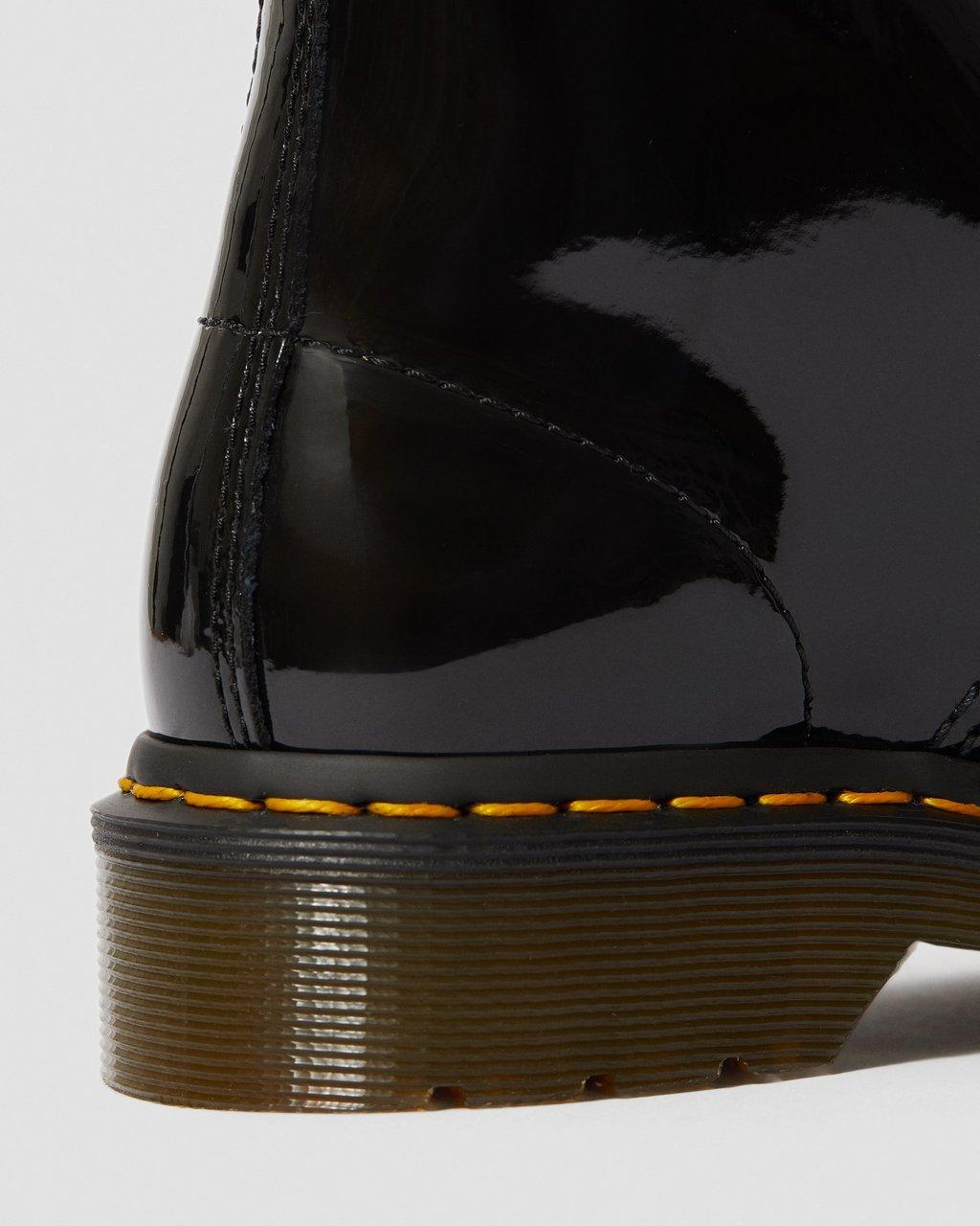 1460 Patent Leather Lace Up Boots