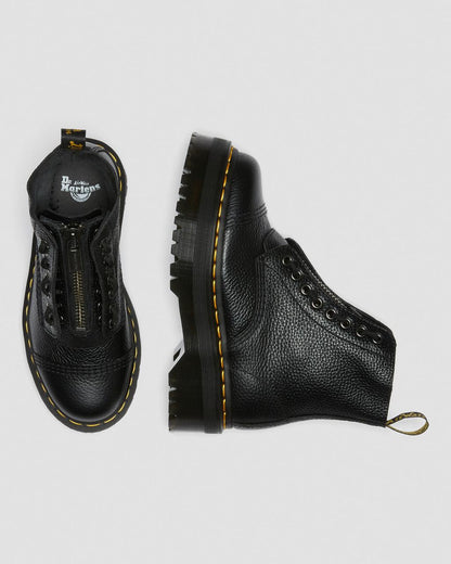 Sinclair Milled Nappa Leather Platform Boots