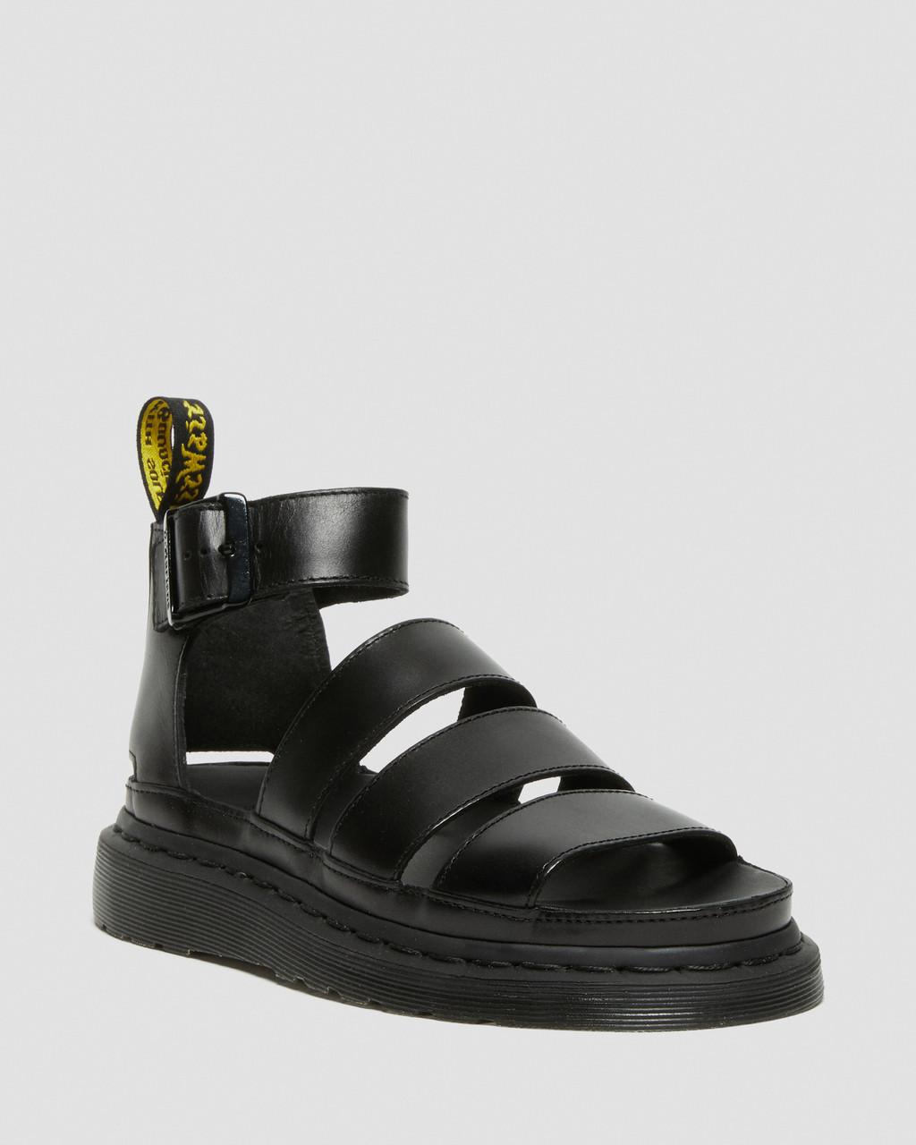 CLARISSA II LEATHER STRAP SANDALS