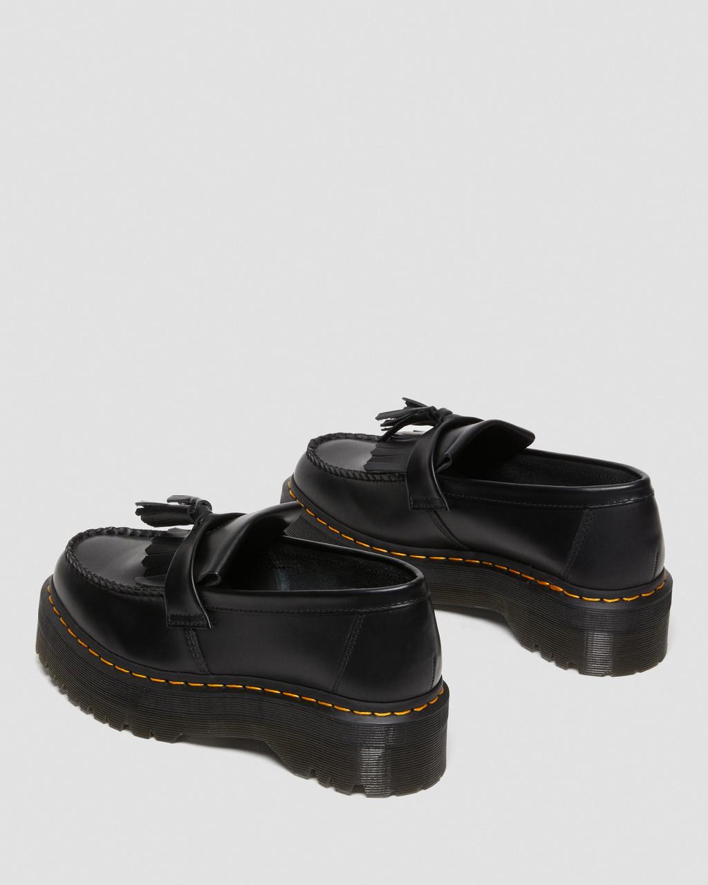 Adrian Quad Leather Platform Tassle Loafers
