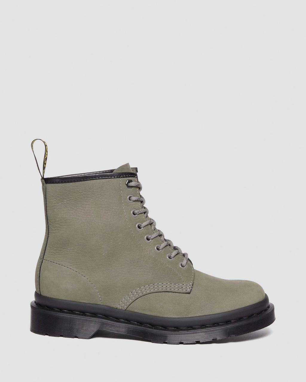 1460 Milled Nubuck Leather Lace Up Boots