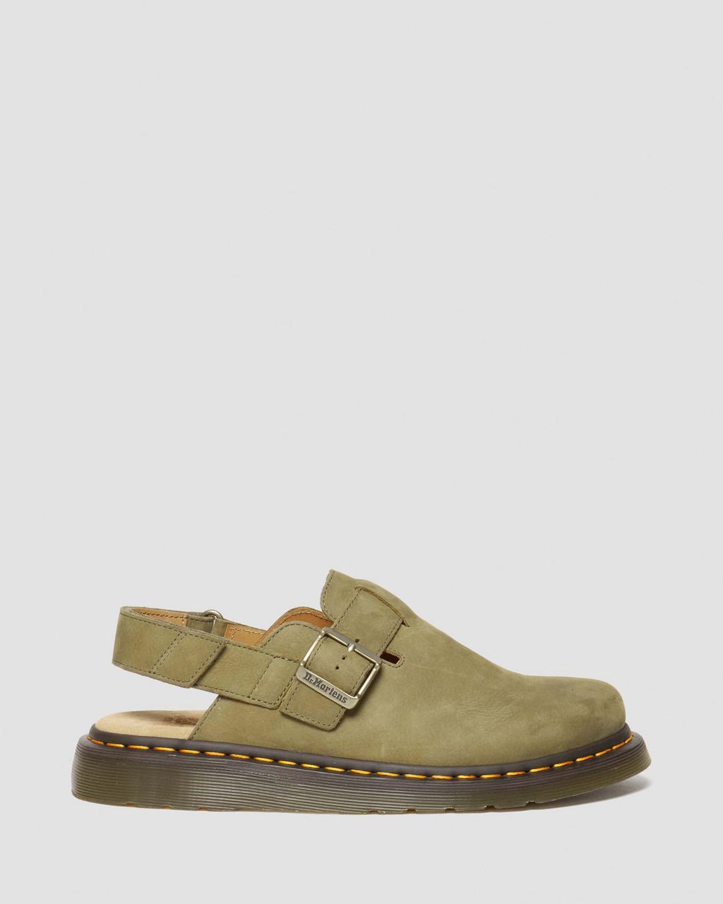 Jorge II Tumbled Nubuck Leather Slingback Mules
