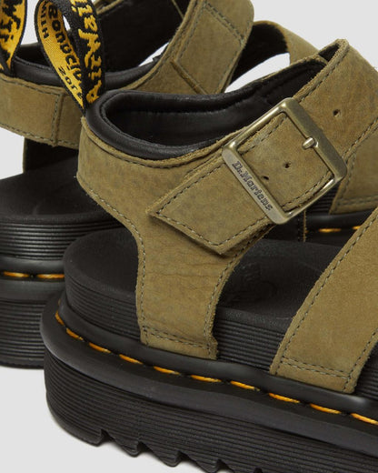 Blaire Tumbled Nubuck Sandals