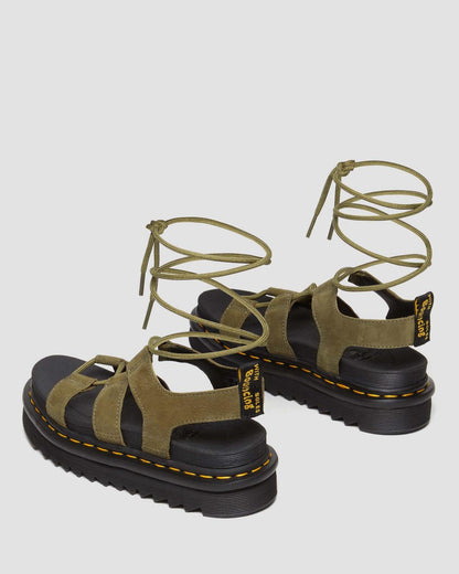 Nartilla Tumbled Nubuck Leather Gladiator Sandals