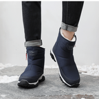 Men’s Waterproof Orthotic Winter Work Boots, Extreme Cold Protection, Non-Slip Durable Sole, All-Day Comfort Insulated Boots