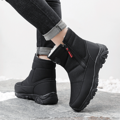 Men’s Waterproof Orthotic Winter Work Boots, Extreme Cold Protection, Non-Slip Durable Sole, All-Day Comfort Insulated Boots