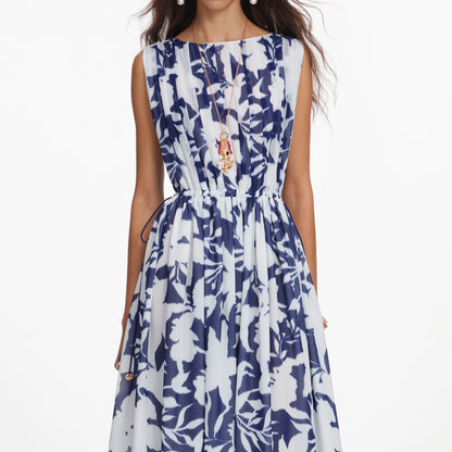 Printed Georgette Maxi Dress