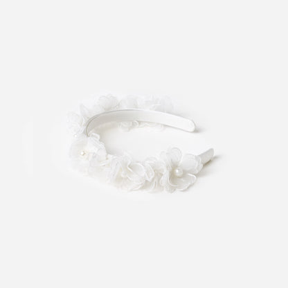 White Flower Headband
