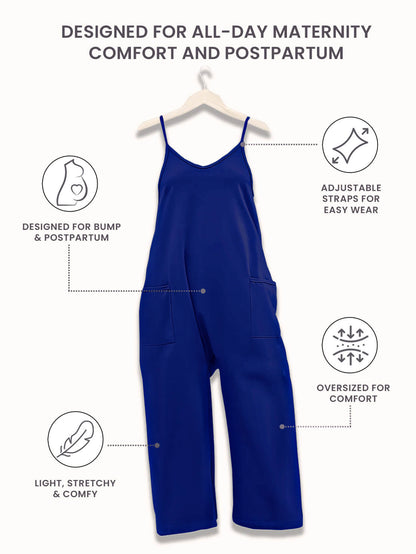 Oversized Jumpsuit - Maternity & Postpartum---Click to buy and get an additional 50% off