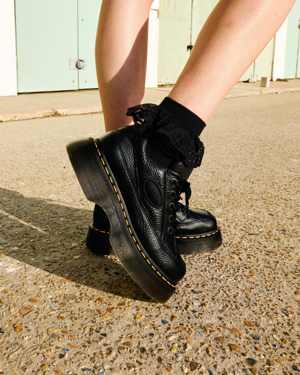 Buzz 5-Eye Milled Nappa Leather Shoes