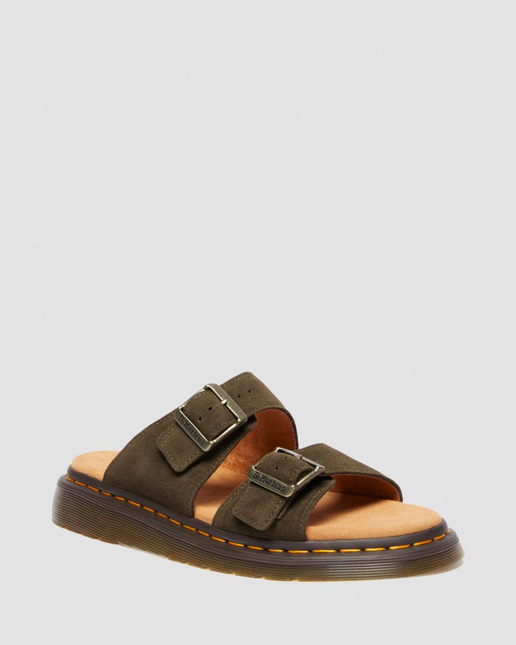 Josef Suede Slide Sandals