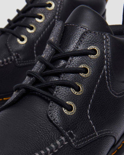 Zebzag Leather Casual 4-Eye Lace-Up Boots