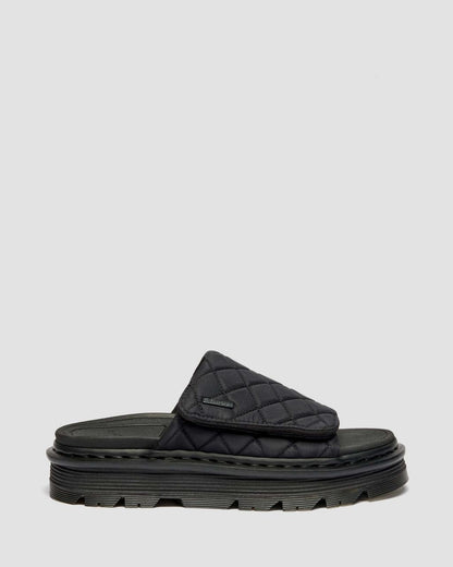 Zebzag Quilted Canvas Platform Slides