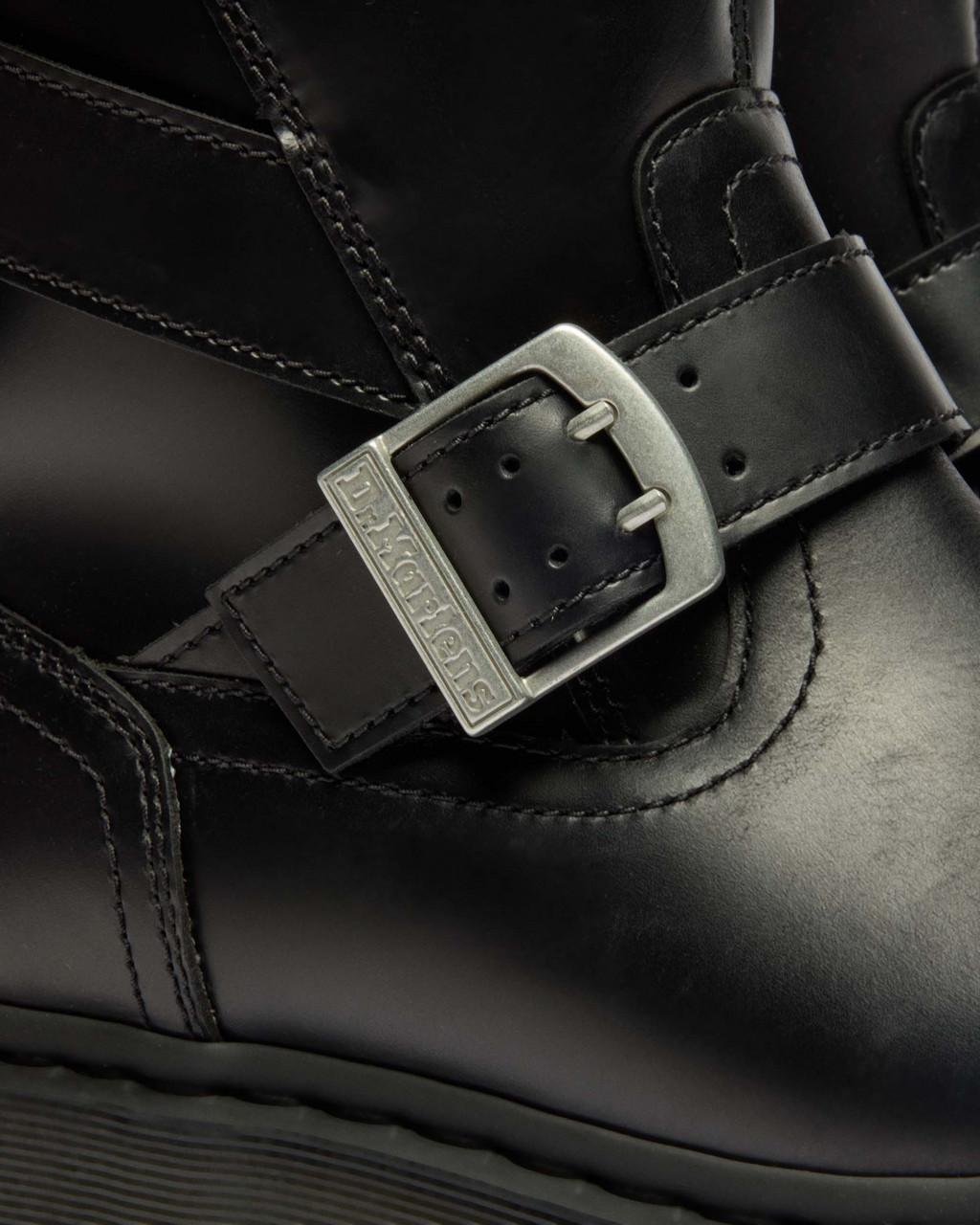 Anistone Two Strap Leather Biker Boots