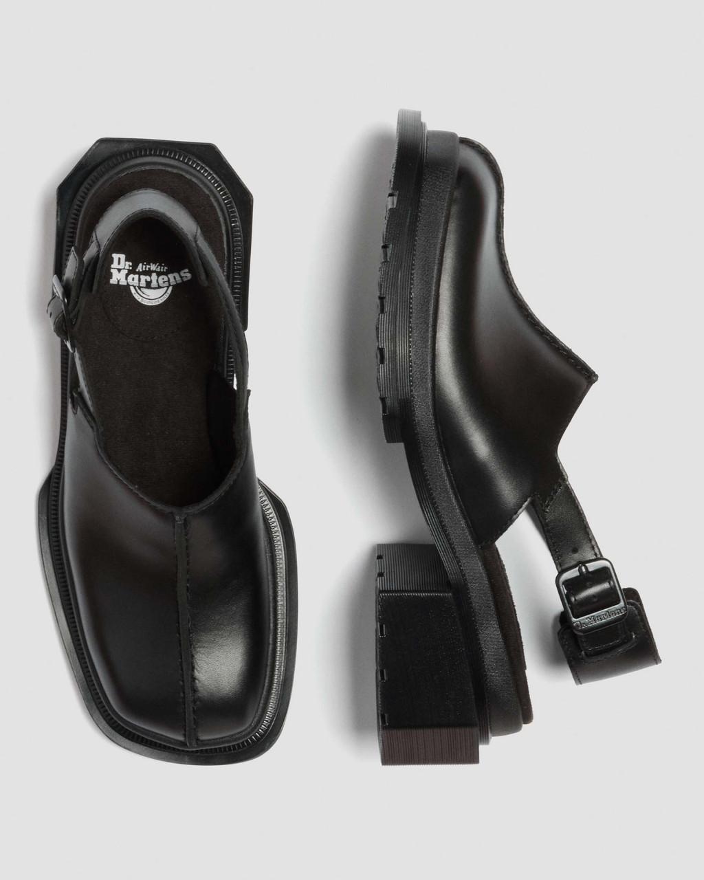 Maybole Square Toe Leather Mules