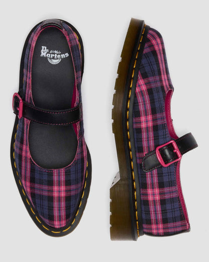 ELPHIE MARY JANE TARTAN SHOES