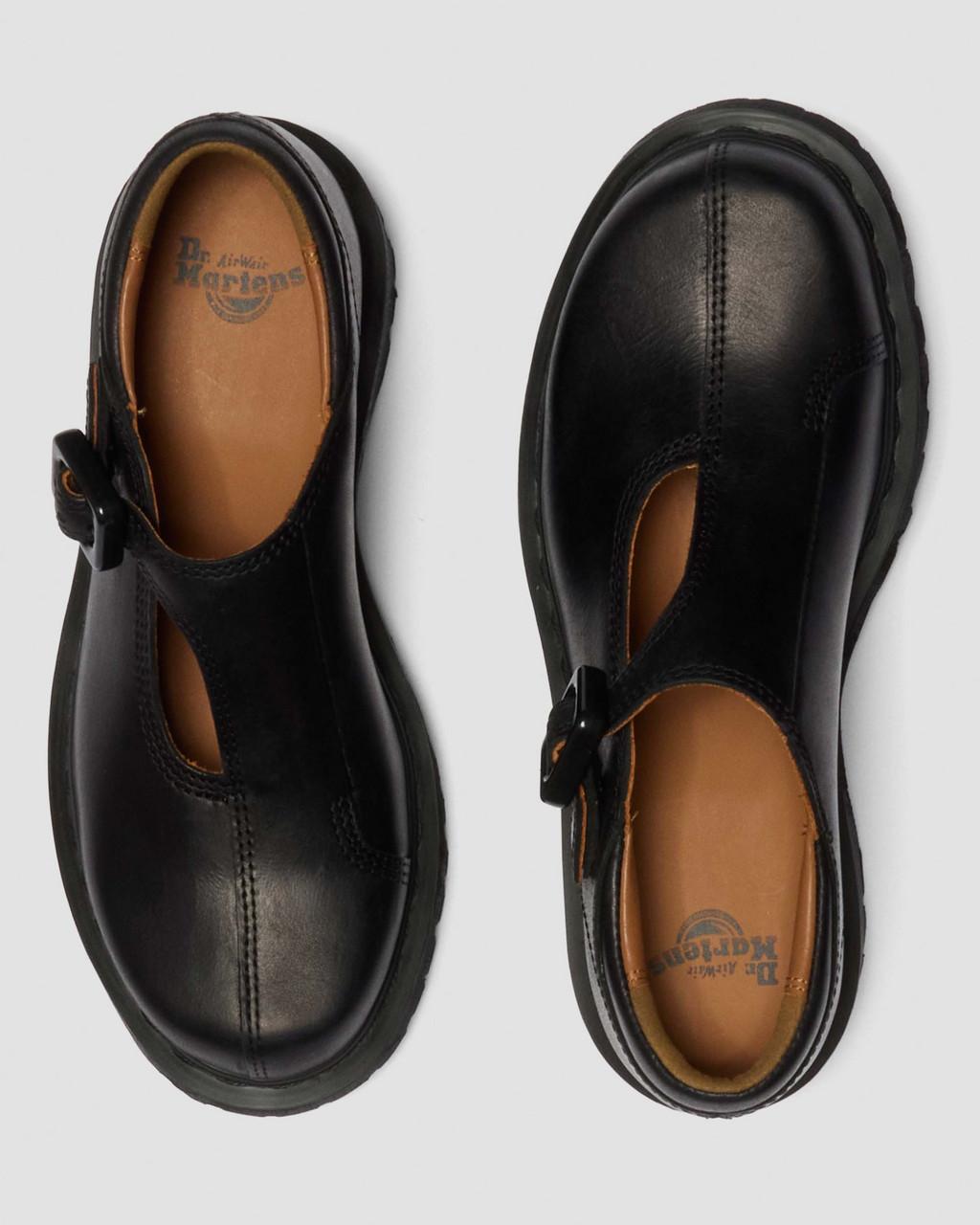 Rejena Mary Jane Old Harness Leather Shoes