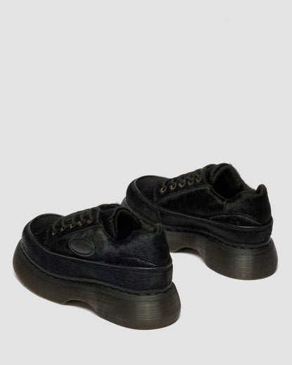 Buzz 5-Eye Hair On Leather Shoes