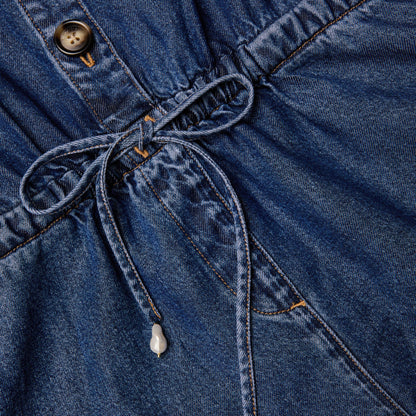Denim Relaxed Fit Playsuit
