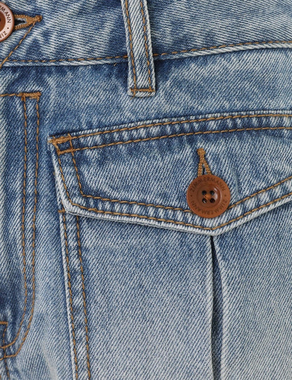 Denim Mini Short