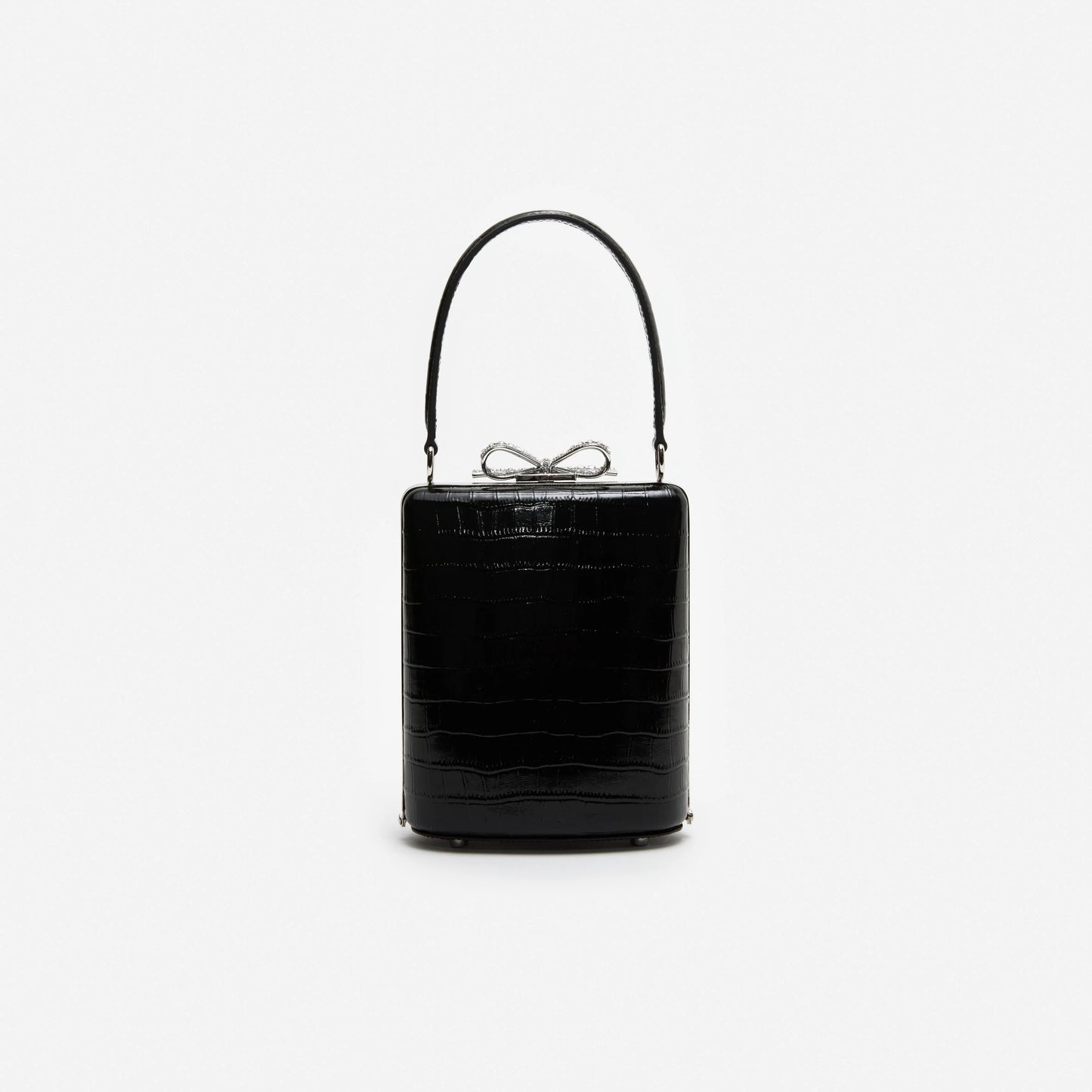 Black Croc Mini Bag