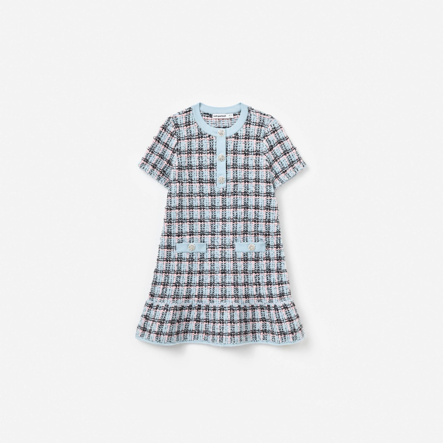 Textured Stripe Knit Dress