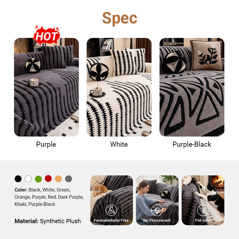 🎁2026 Collection Presale🔥Soft Plush Non-Slip Couch Cover💖