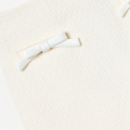 Cream Boucle Skirt