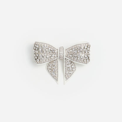 Crystal Embellished Bow Hairclip