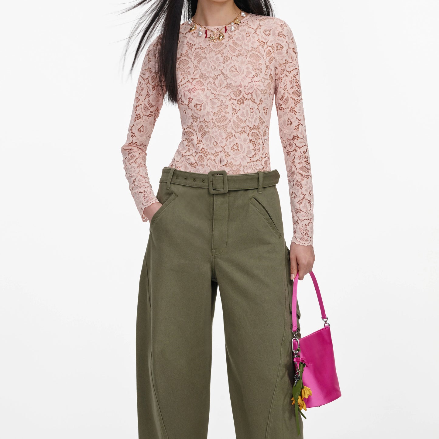 Khaki Cargo Jeans