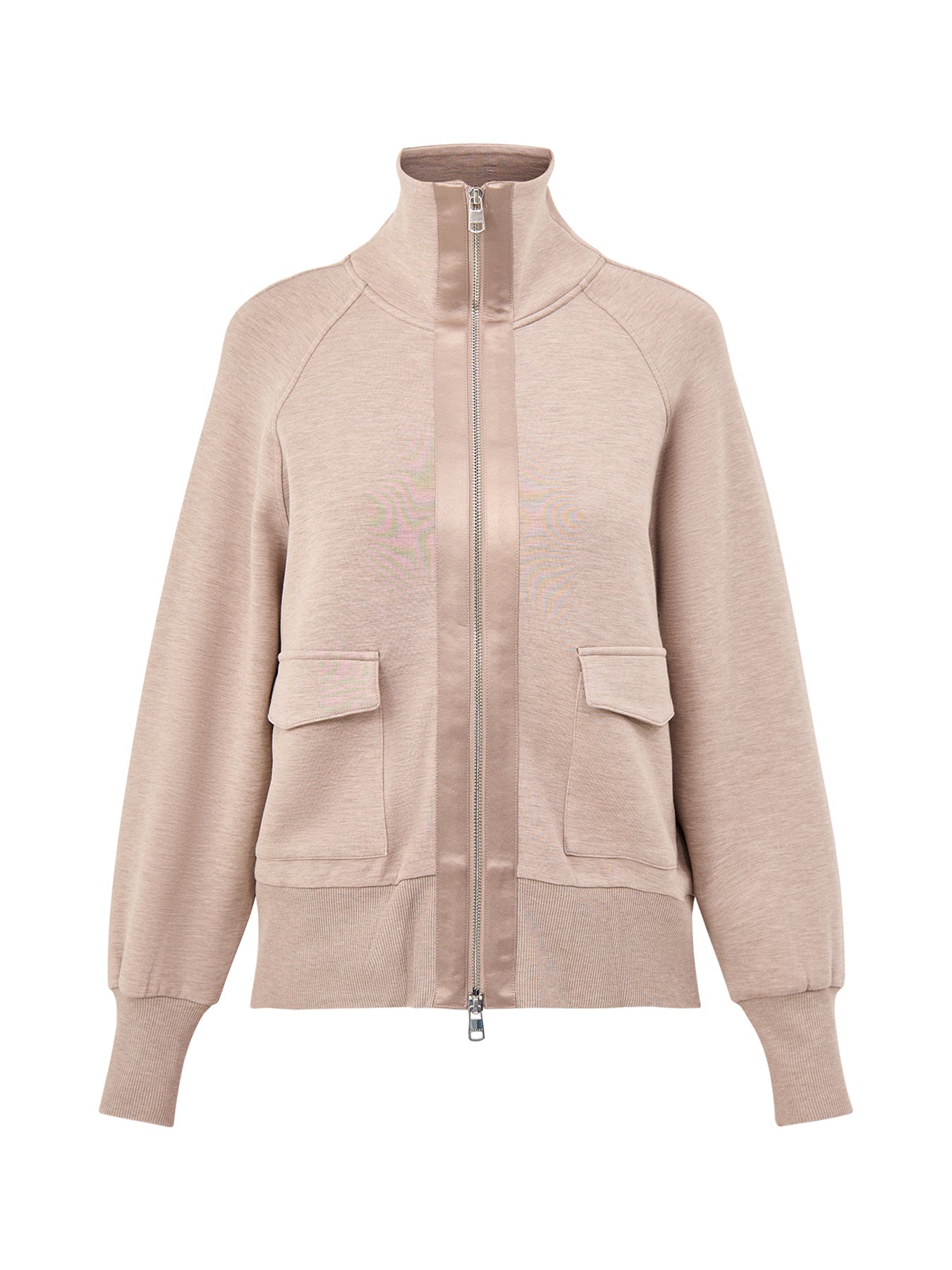 Roxbury Zip Through Taupe Marl