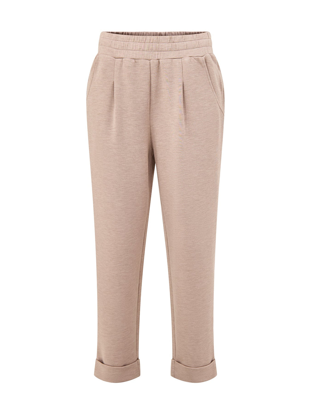 The Rolled Cuff Pant 25 Taupe Marl