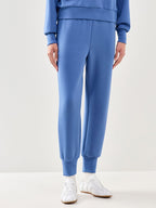 Slim Cuff Jogger Trousers Blue