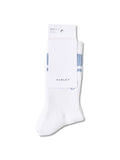 Lamar Club Stripe Socks White Ash Blue