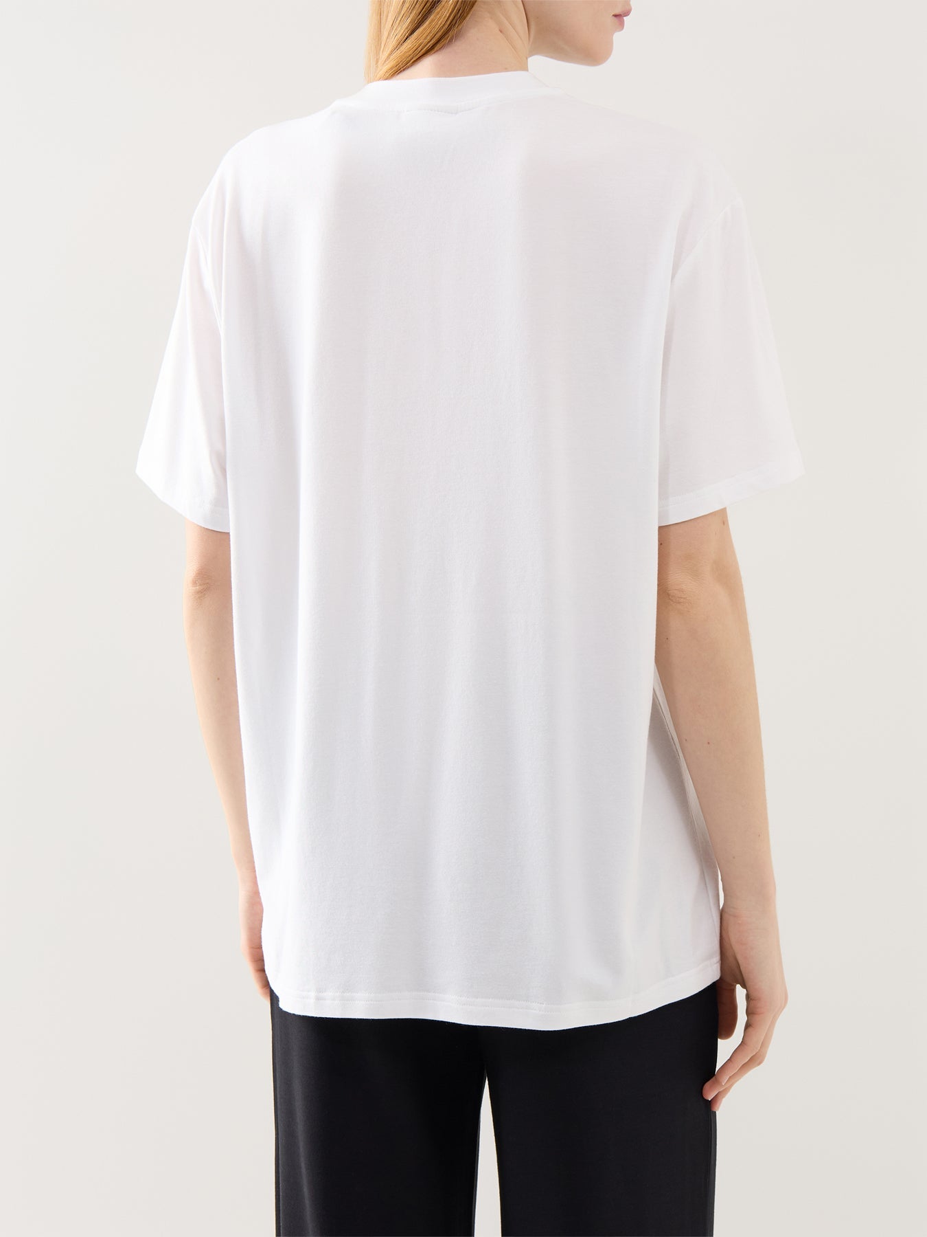 Leighton Boyfriend Tee White