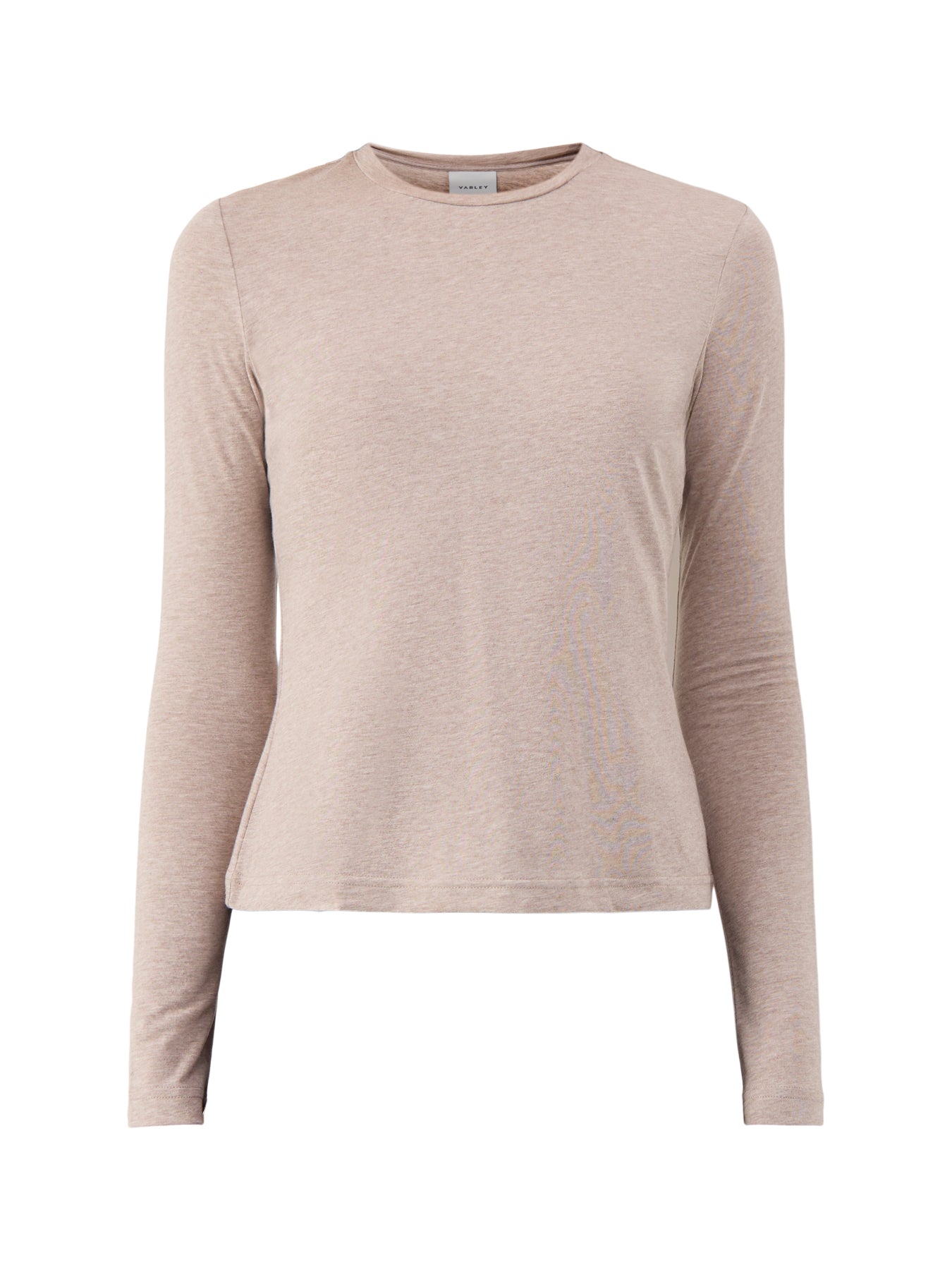 Edna Long Sleeve Fitted Tee Grey