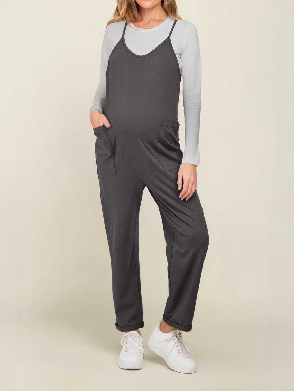 Oversized Jumpsuit - Maternity & Postpartum---Click to buy and get an additional 50% off