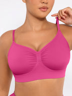 Pocketsh 3-Pack Smooth Seamless Wireless Bra Bundle