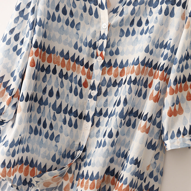 AMERA LINEN BLOUSE
