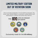 😊The hottest wallet of 2026😊 Tactical Wallet - Military Limited Issue - The Wallet That Holds the Most Cards in the World