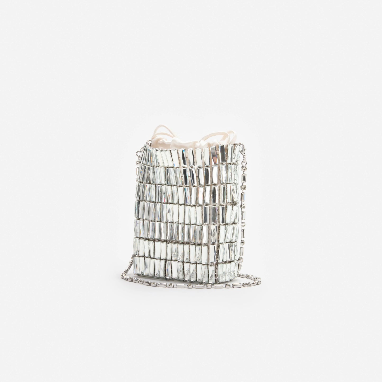 Silver Crystal Mini Bag