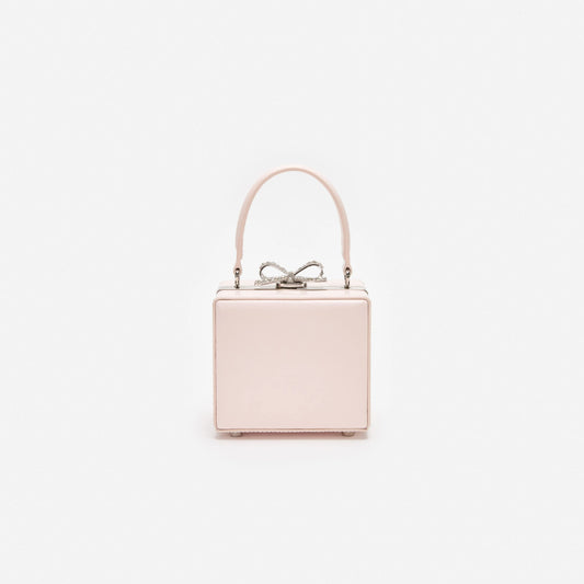 Pink Leather Micro Bag