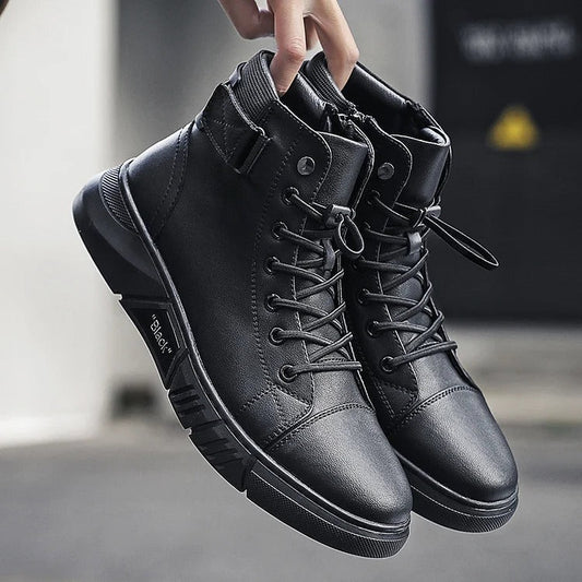 🔥Last Day 49% OFF! 2024 Men's Genuine Leather Martin Boots
