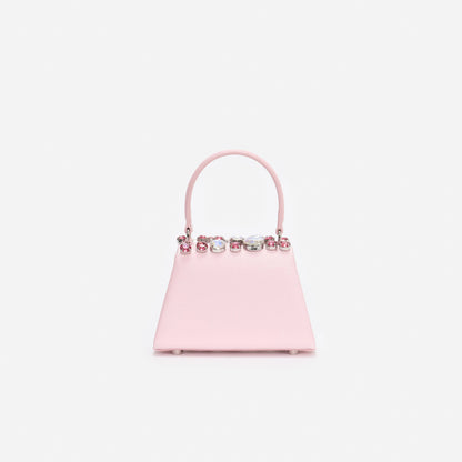 Pink Multi Crystal Mini Bag