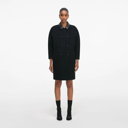 Black Double Breasted Coat