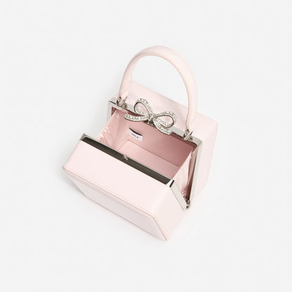 Pink Leather Micro Bag
