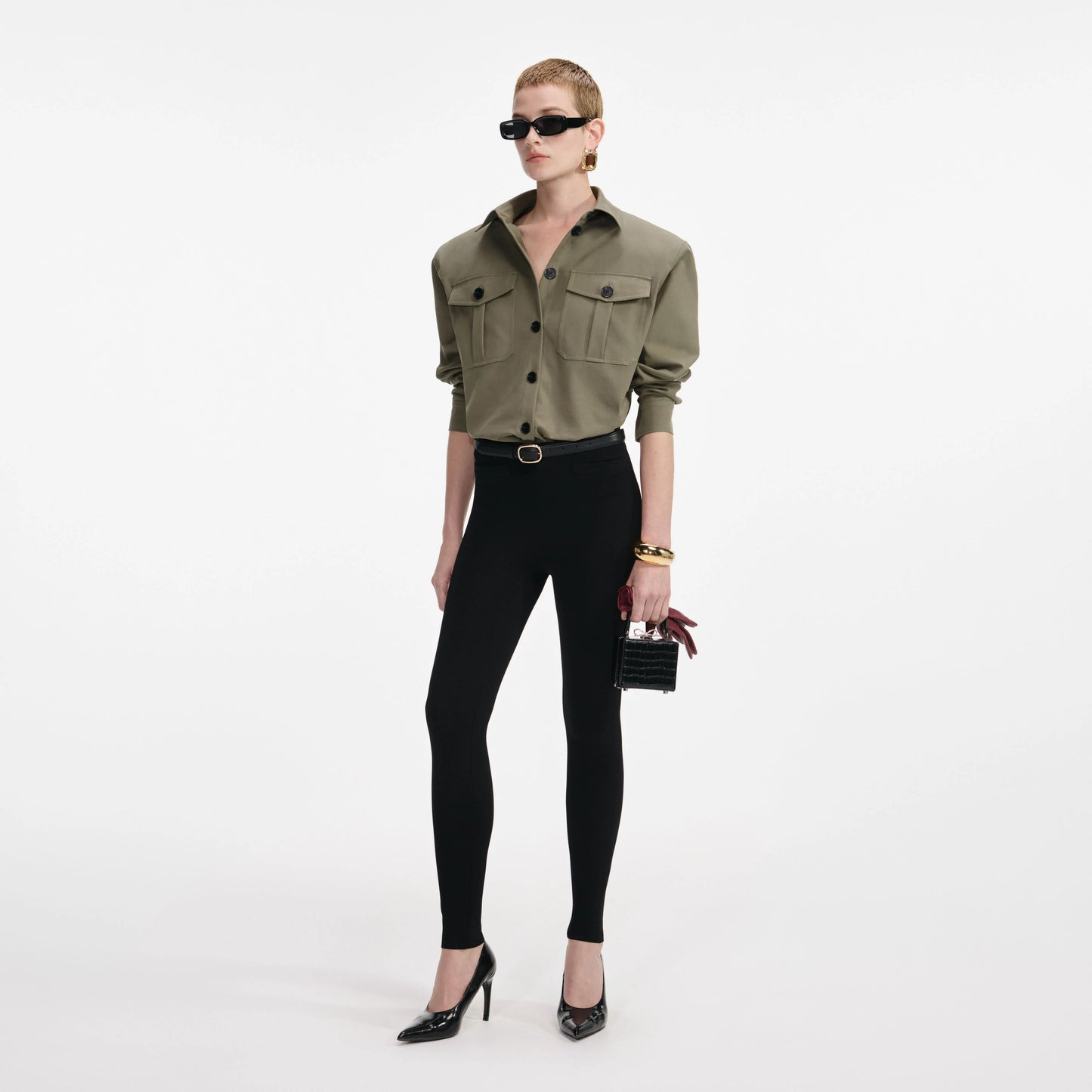 Green Cotton Shirt